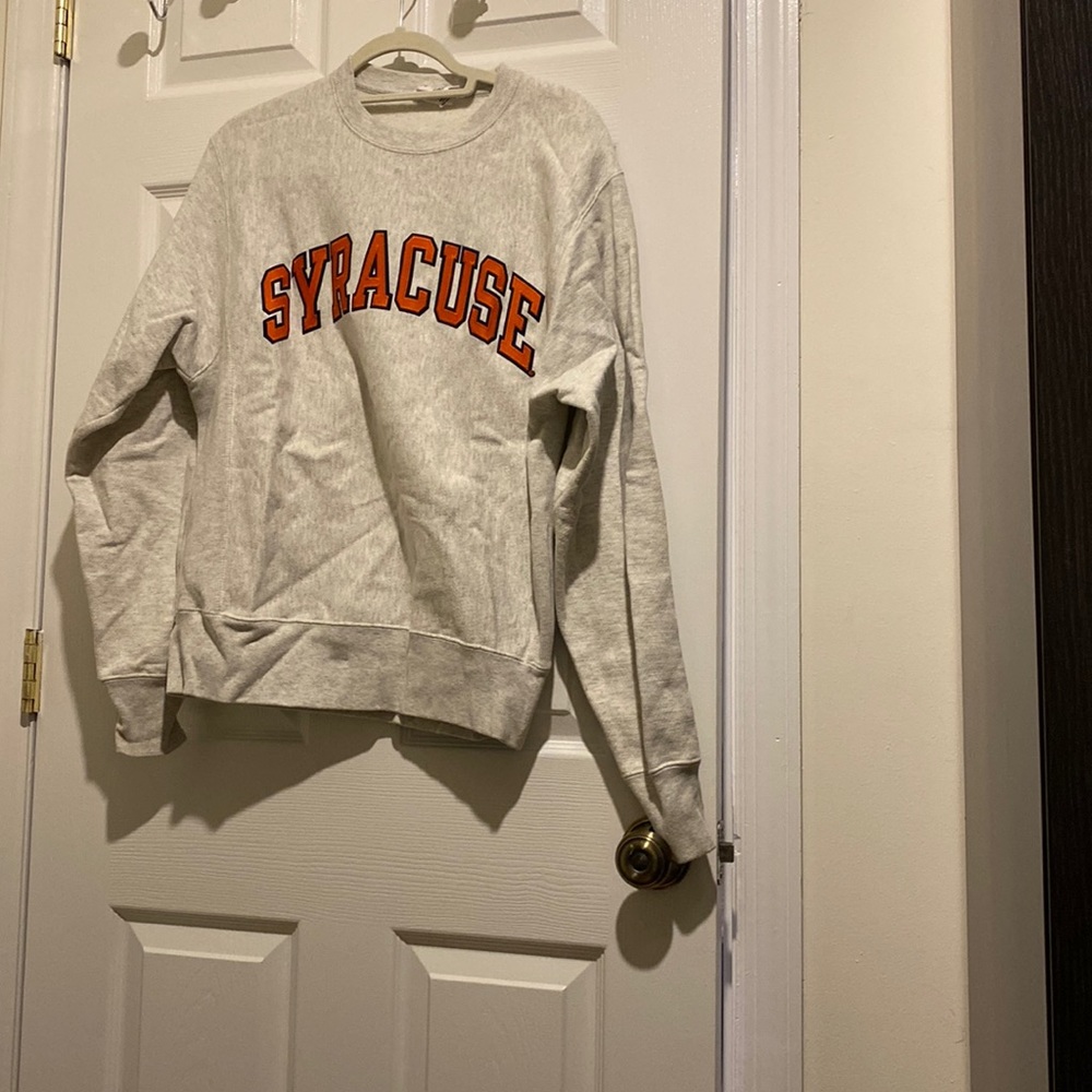 CHAMPION x SYRACUSE VTG Reverse Weave USA Made Crewneck pull over sweats…
